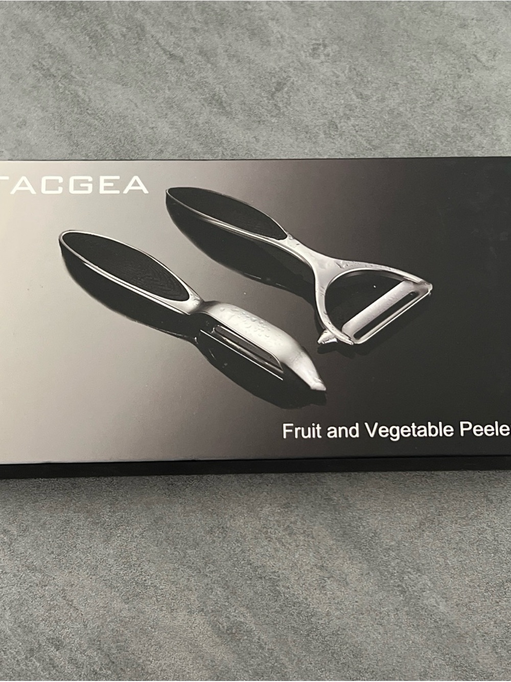 NEW TACGEA Fruit & Vegetable‎ Peeler Set High Carbon Steel Blade Zinc Alloy Body
